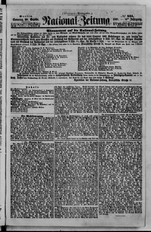 Nationalzeitung vom 29.09.1861