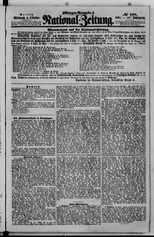 Nationalzeitung vom 02.10.1861