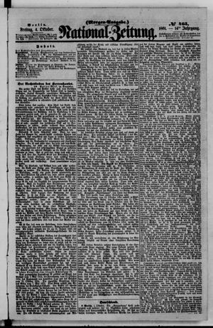 Nationalzeitung vom 04.10.1861