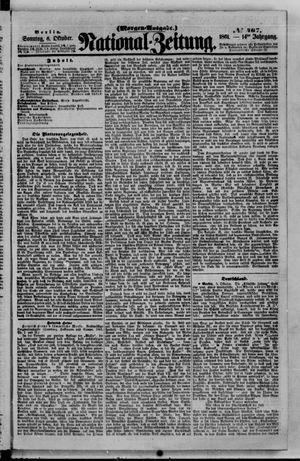 Nationalzeitung vom 06.10.1861