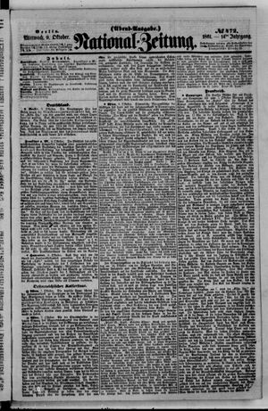 Nationalzeitung vom 09.10.1861