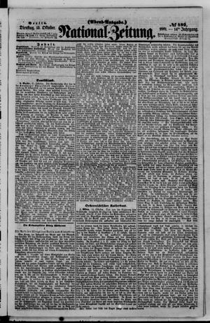 Nationalzeitung vom 15.10.1861