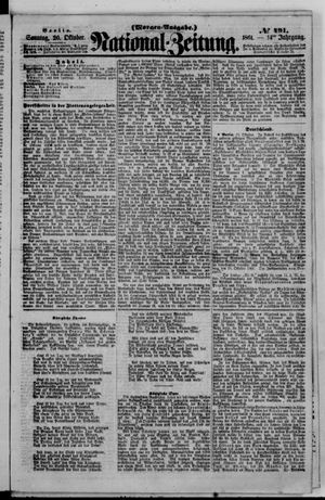 Nationalzeitung vom 20.10.1861