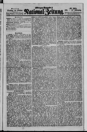Nationalzeitung on Oct 29, 1861