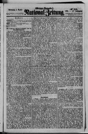 Nationalzeitung vom 06.11.1861