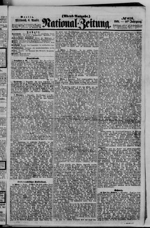 Nationalzeitung vom 06.11.1861