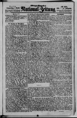 Nationalzeitung vom 07.11.1861