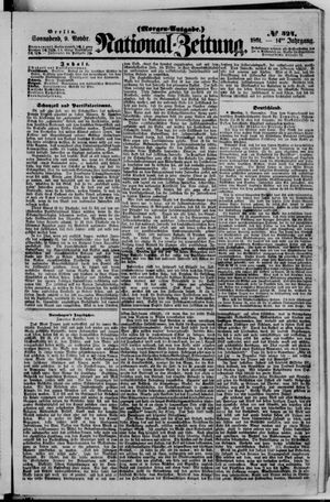 Nationalzeitung on Nov 9, 1861