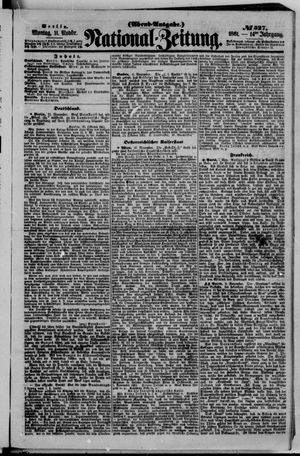 Nationalzeitung vom 11.11.1861