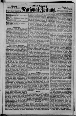 Nationalzeitung on Nov 13, 1861