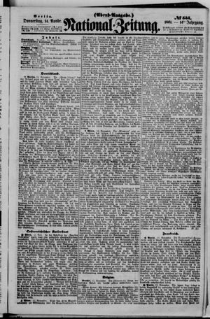 Nationalzeitung on Nov 14, 1861