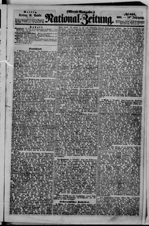 Nationalzeitung vom 15.11.1861