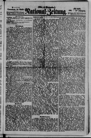 Nationalzeitung vom 30.11.1861