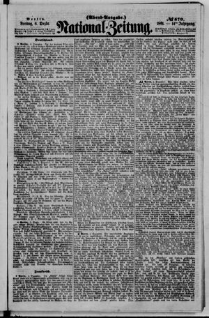 Nationalzeitung vom 06.12.1861