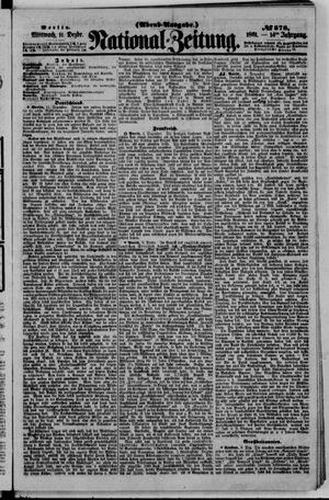 Nationalzeitung vom 11.12.1861