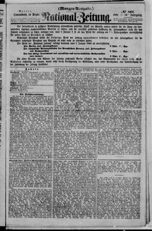 Nationalzeitung on Dec 14, 1861