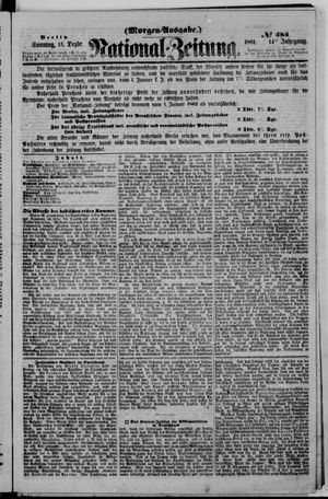 Nationalzeitung vom 15.12.1861