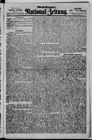 Nationalzeitung vom 16.12.1861