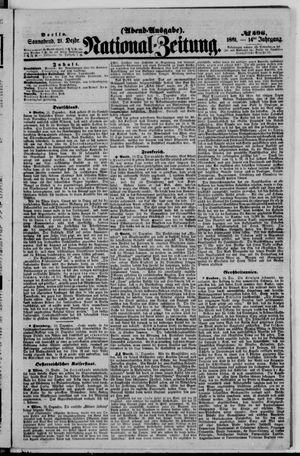 Nationalzeitung vom 21.12.1861