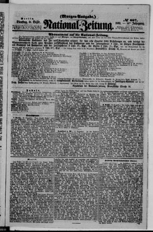 Nationalzeitung on Dec 31, 1861