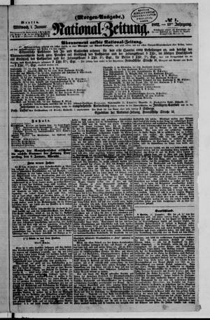 National-Zeitung vom 01.01.1862
