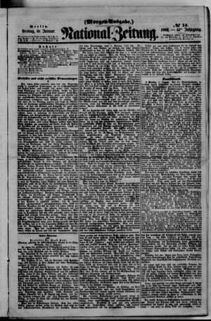 National-Zeitung vom 10.01.1862