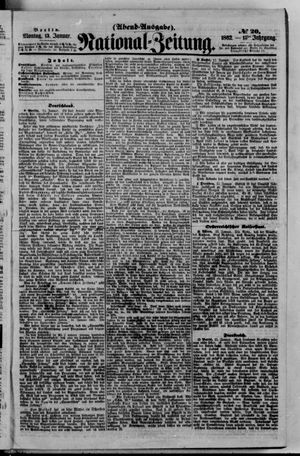 Nationalzeitung vom 13.01.1862