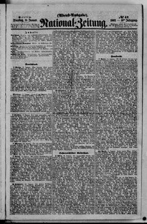 Nationalzeitung vom 21.01.1862