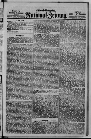 Nationalzeitung vom 27.01.1862