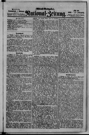 Nationalzeitung vom 01.02.1862