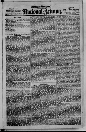 National-Zeitung vom 05.02.1862