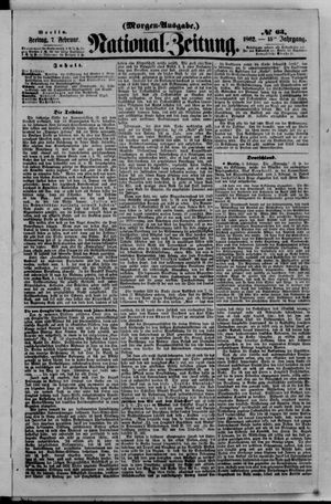 National-Zeitung vom 07.02.1862