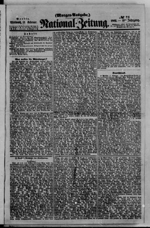 National-Zeitung vom 12.02.1862