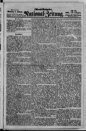 National-Zeitung vom 12.02.1862