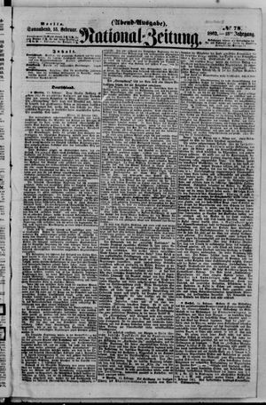 National-Zeitung vom 15.02.1862