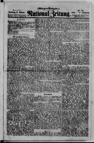 Nationalzeitung on Feb 16, 1862