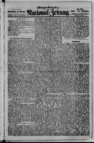 National-Zeitung vom 22.02.1862