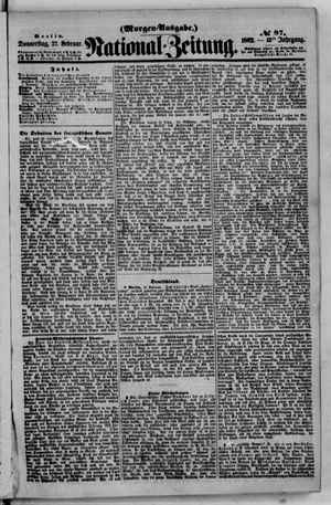 National-Zeitung vom 27.02.1862