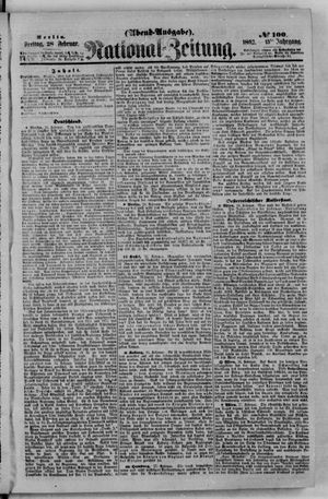 National-Zeitung vom 28.02.1862
