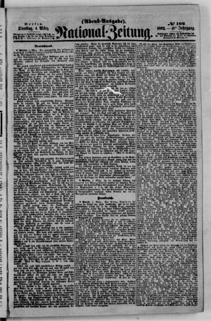 Nationalzeitung vom 04.03.1862