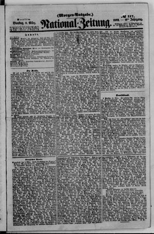 Nationalzeitung vom 11.03.1862