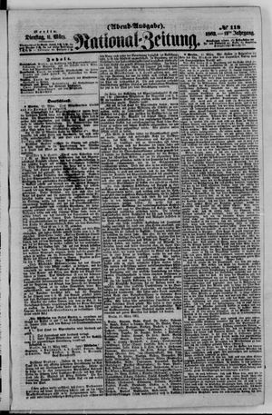 Nationalzeitung vom 11.03.1862