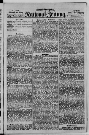 Nationalzeitung vom 19.03.1862