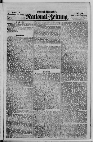 Nationalzeitung vom 22.03.1862