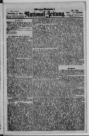 Nationalzeitung vom 27.03.1862