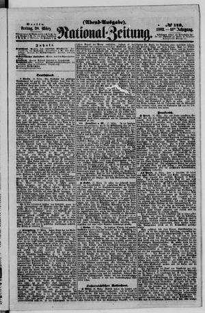 Nationalzeitung vom 28.03.1862
