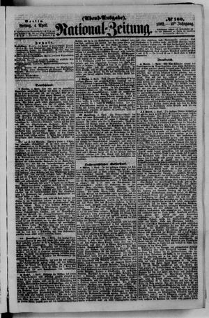 National-Zeitung vom 04.04.1862