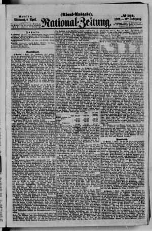 National-Zeitung vom 09.04.1862