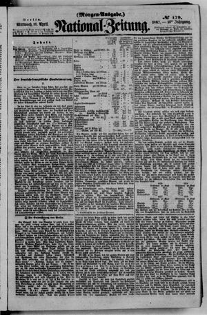 National-Zeitung on Apr 16, 1862