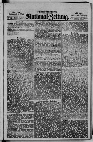Nationalzeitung vom 19.04.1862